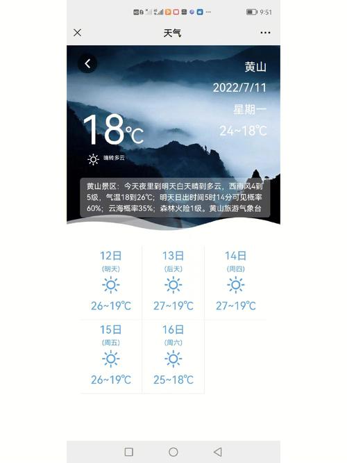 黄山40天天气预报？黄山天气查询？-第2张图片-优品飞百科