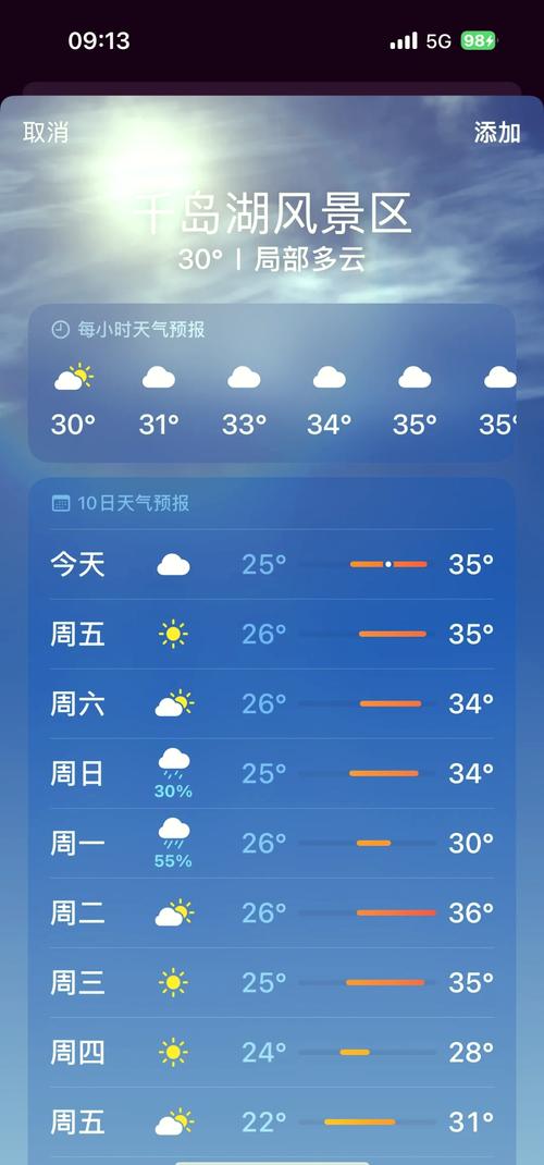 杭州千岛湖天气预报，杭州千岛湖天气预报15天准确一览表-第2张图片-优品飞百科