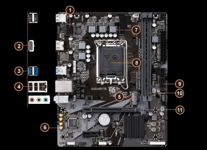 主板型号在主板的哪个位置？主板型号在主板的哪个位置图解？