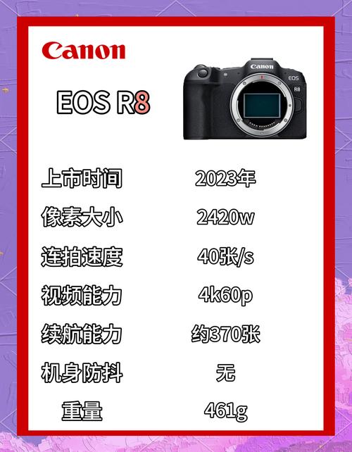 佳能eosr6参数配置，佳能eos r6实拍-第4张图片-优品飞百科