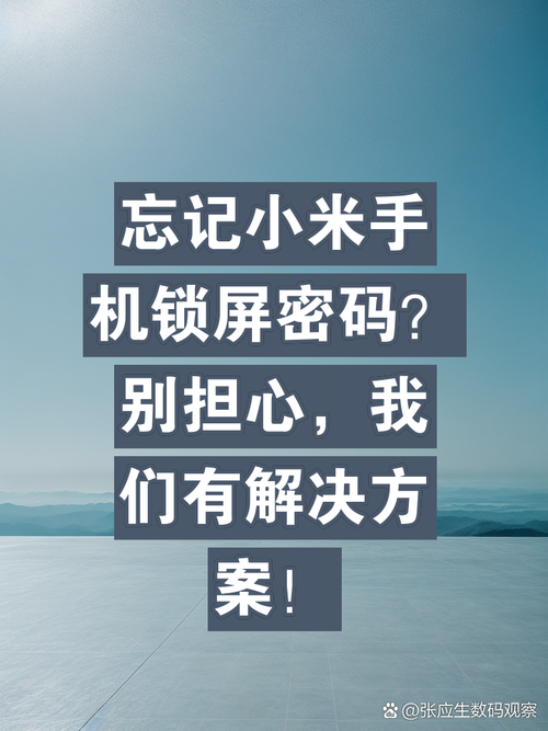 小米2s密码忘了怎么办，小米2s密码忘了怎么办呢？-第4张图片-优品飞百科
