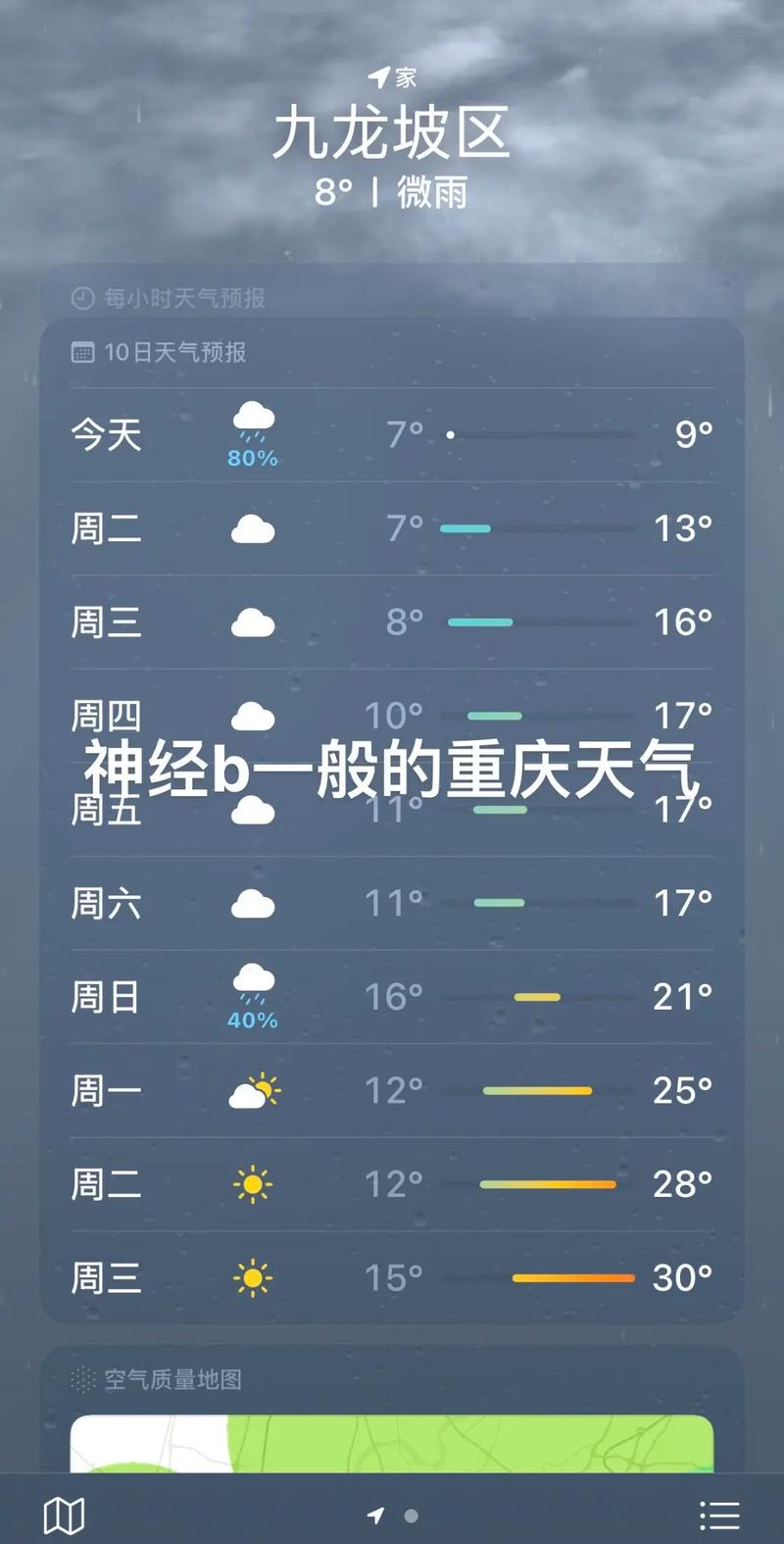 重庆天气预报一周7天？成都天气预报一周7天？-第4张图片-优品飞百科