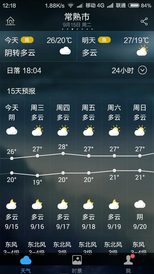 常熟今日天气查询，常熟市今日天气情况？-第4张图片-优品飞百科