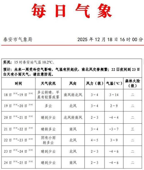 泰安今日天气视频，泰安今日天气预报一周天？-第3张图片-优品飞百科