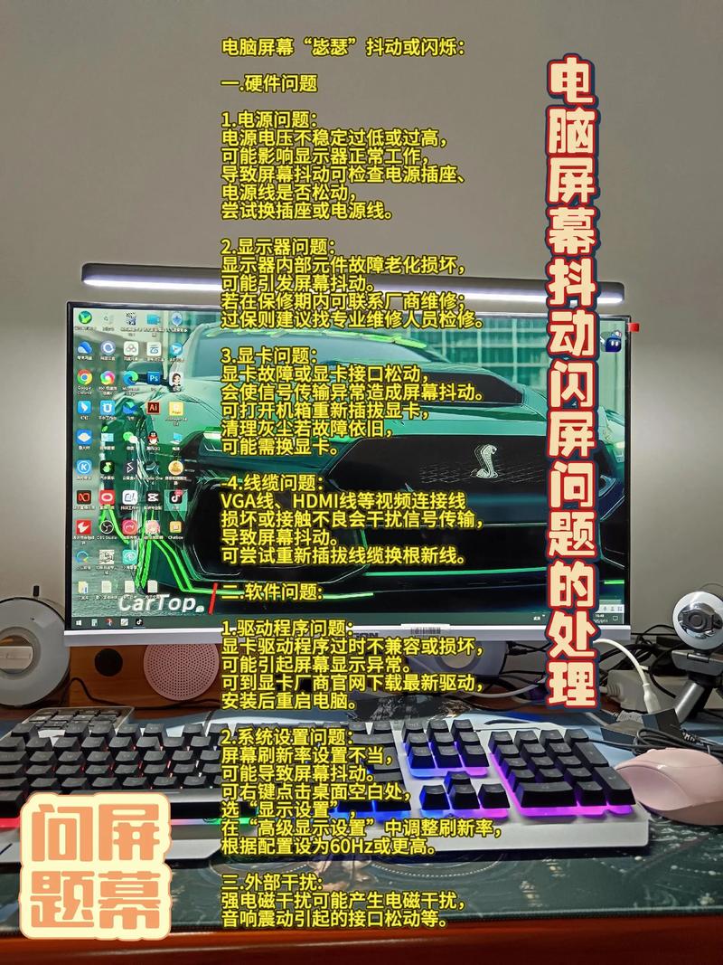 电脑屏幕抖动怎么办，电脑屏幕抖动厉害？-第3张图片-优品飞百科