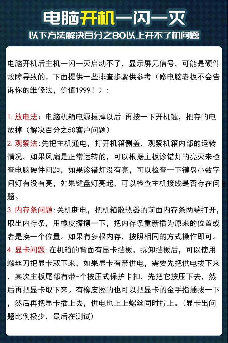 电脑开机没反应按重启键就可以，开机后按重启键才开机？-第3张图片-优品飞百科