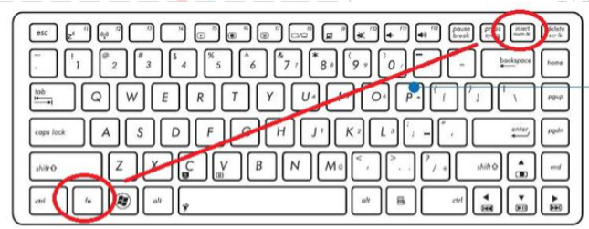 华硕笔记本键盘数字变字母怎么切换？华硕笔记本键盘字母变数字了怎么办？-第4张图片-优品飞百科