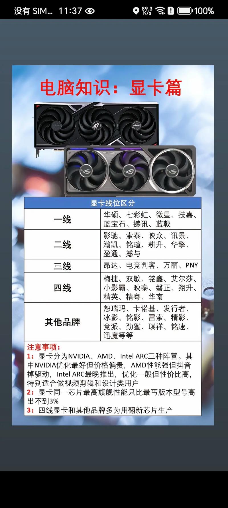 七彩虹显卡属于几线显卡？七彩虹显卡属于几线显卡品牌？-第4张图片-优品飞百科