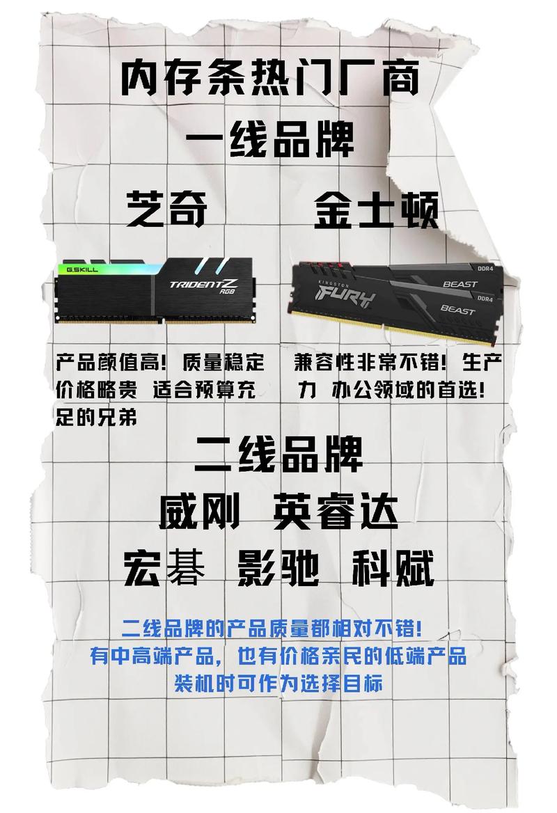 内存有哪些，内存有哪些品牌？-第2张图片-优品飞百科