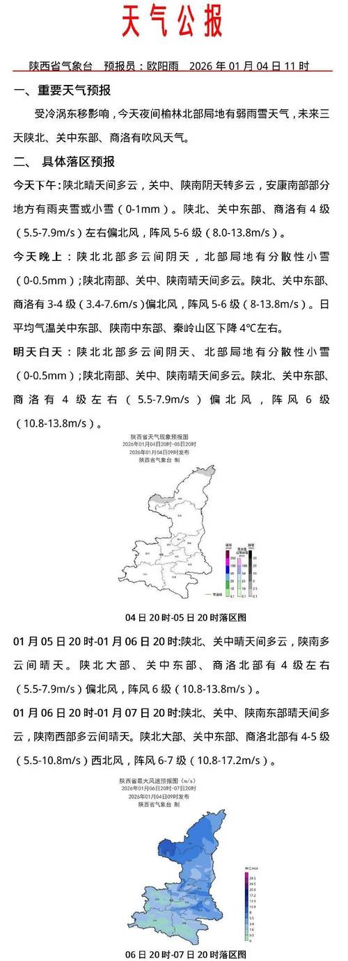 今日天气预报陕西？陕西气象台天气预报今天？-第4张图片-优品飞百科